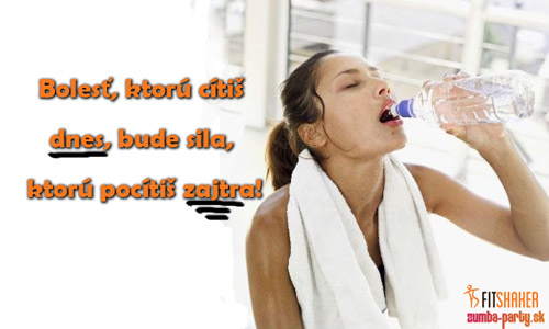 Zumba bolesť motivačný obrázok