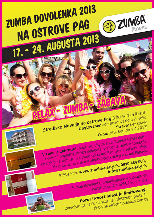 Zumba dovolenka 2013 chorvátsky ostrov Pag Zumba dovolenka 2013 chorvátsky ostrov Pag
